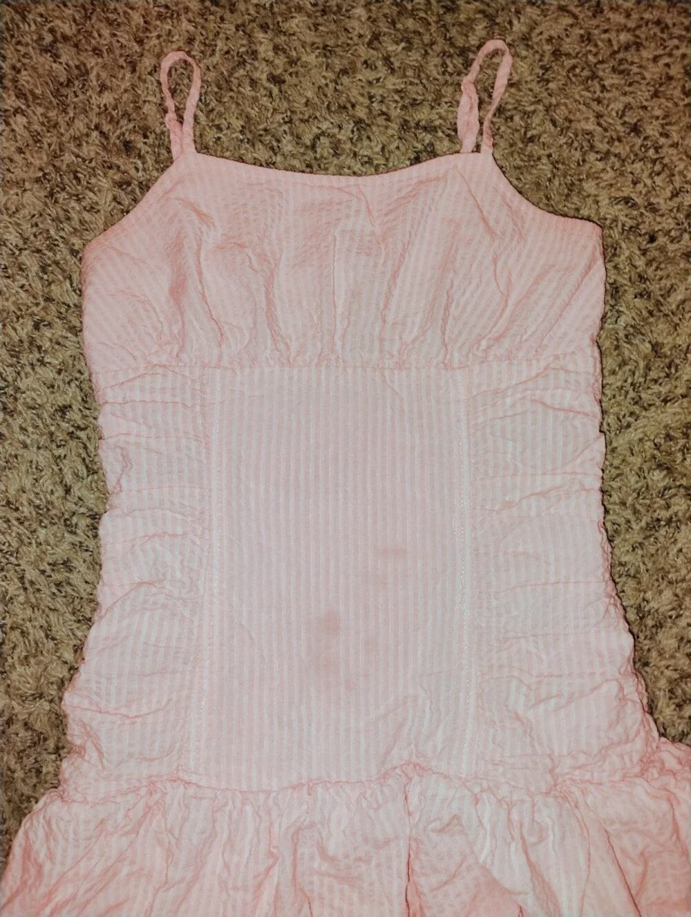 art class Pink Textured Dress